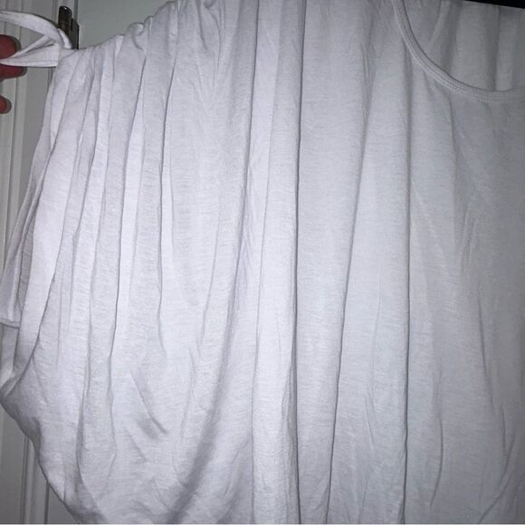 Elizabeth and James Boho Ruched Kimono Dolman Sleeve Blouse Shirt Top - Picture 8 of 10